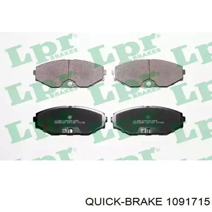 Juego de resortes de sujeción de pastillas de freno delanteras Quick Brake 1091715 precio, desde 9,39 EUR