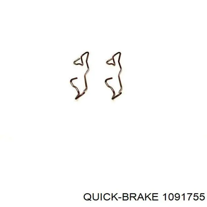 Juego de resortes de sujeción de pastillas de freno traseras Quick Brake 1091755 precio, desde 4,46 EUR