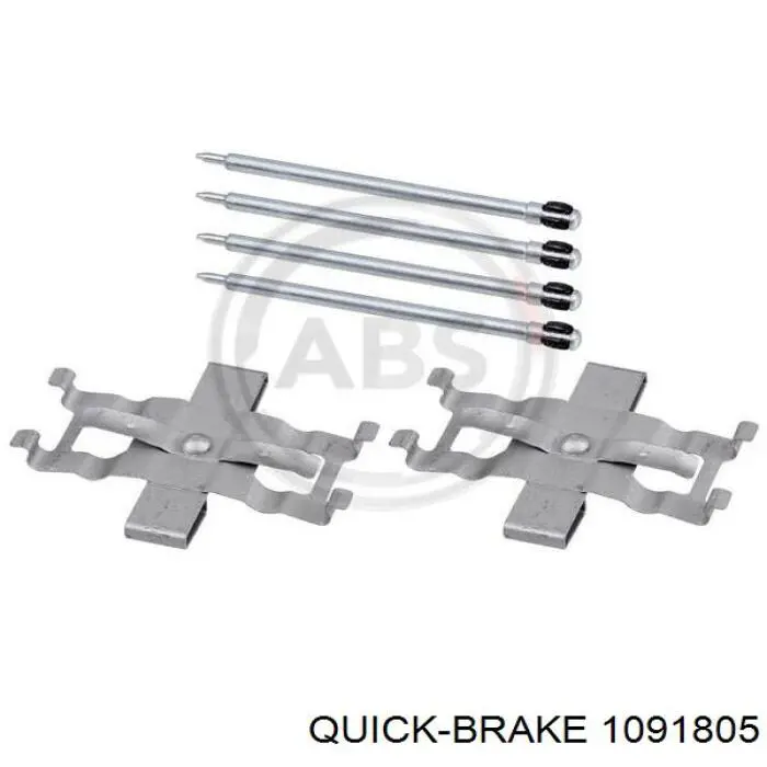 109-1805 Quick Brake juego de reparación, pastillas de frenos