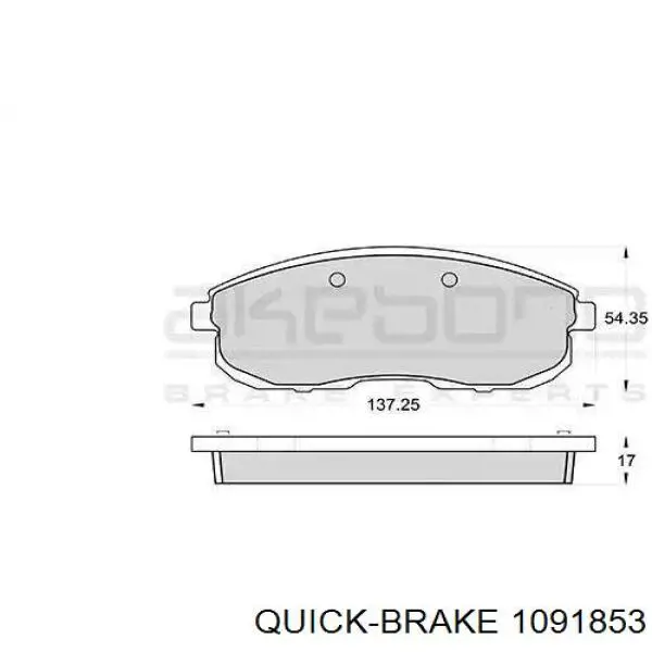 Resorte de retención de la pinza de freno D10801FE0A Nissan/Infiniti