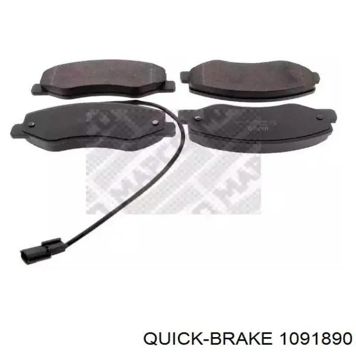 Juego de resortes de sujeción de pastillas de freno traseras Quick Brake 1091890 precio, desde 16,58 EUR
