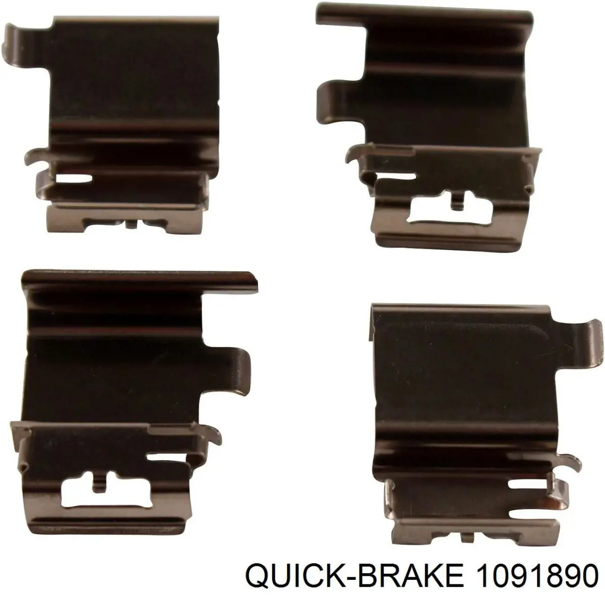 Comprar 1091890 Quick Brake Juego de resortes de sujeción de pastillas de freno traseras