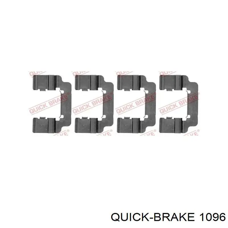 1096 Quick Brake conjunto de muelles almohadilla discos delanteros