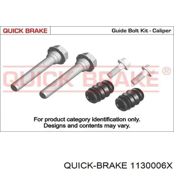 113-0006X Quick Brake juego de reparación, pinza de freno delantero