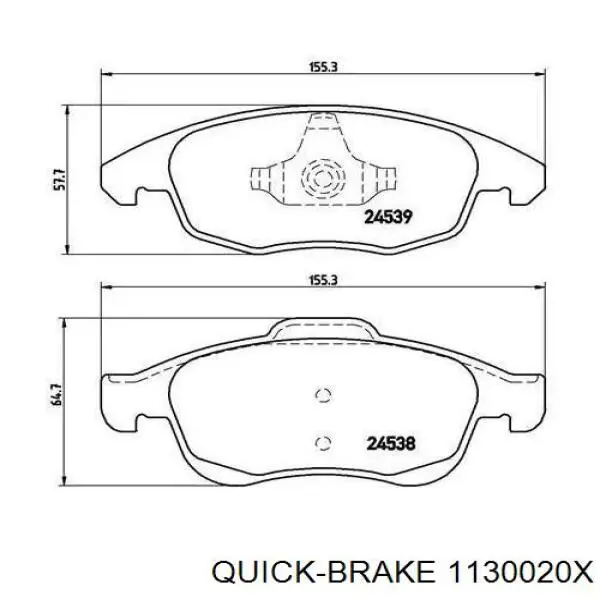 Kit de reparación, pinza de freno delantero Quick Brake 1130020X precio, desde 10,21 EUR