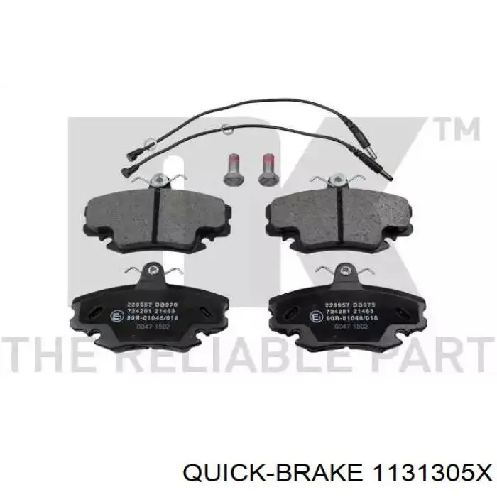 Kit de reparación de pinzas de freno 1131305X Quick Brake