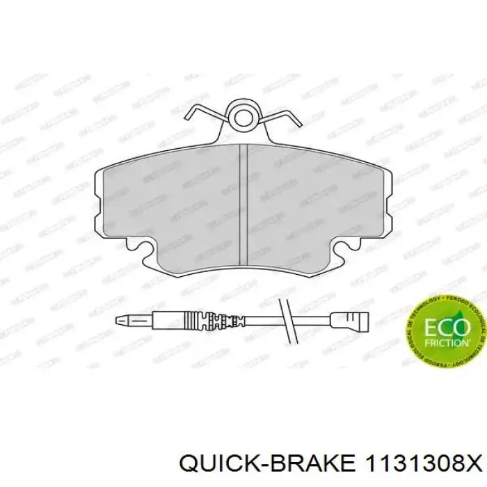 1131308X Quick Brake Kit de reparación de pinzas