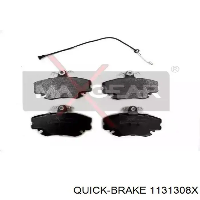 113-1308X Quick Brake juego de reparación, pinza de freno delantero