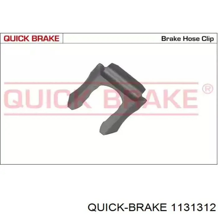 113-1312 Quick Brake juego de reparación, pinza de freno delantero