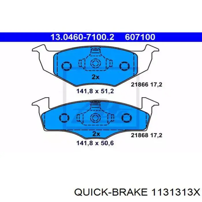 Comprar 1131313X Quick Brake Guía de la pinza de freno delantera
