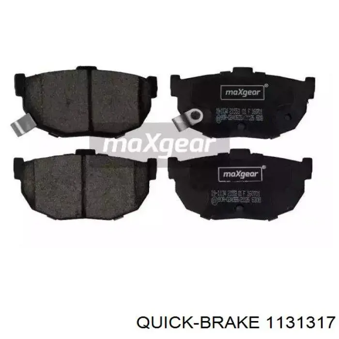 1131317 Quick Brake Kit de reparación de pinzas