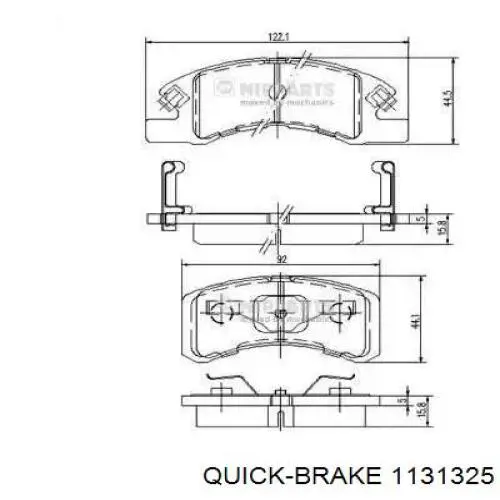 55024 ABS Kit de reparación de pinzas