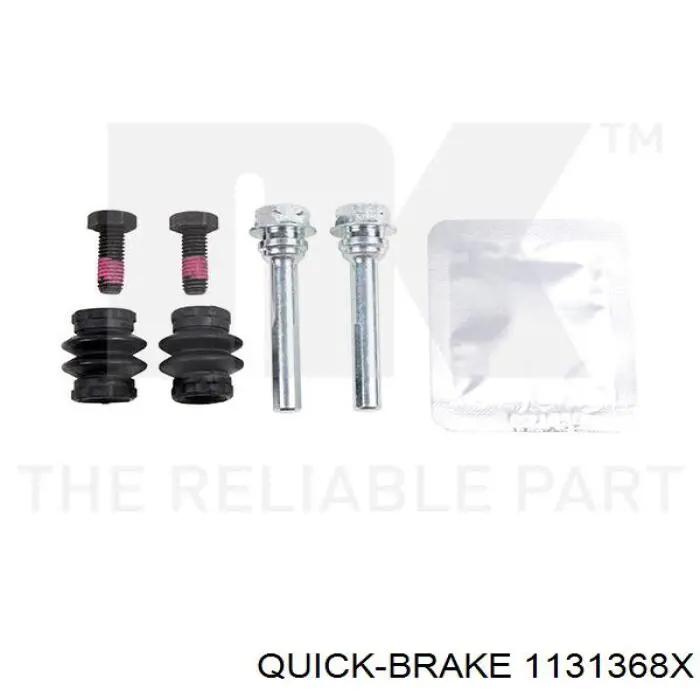 113-1368X Quick Brake juego de reparación, pinza de freno trasero