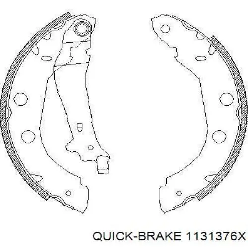 Kit de reparación de pinzas de freno 1131376X Quick Brake