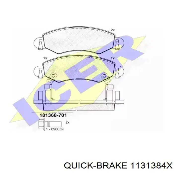 Kit de reparación de frenos ABS 55119