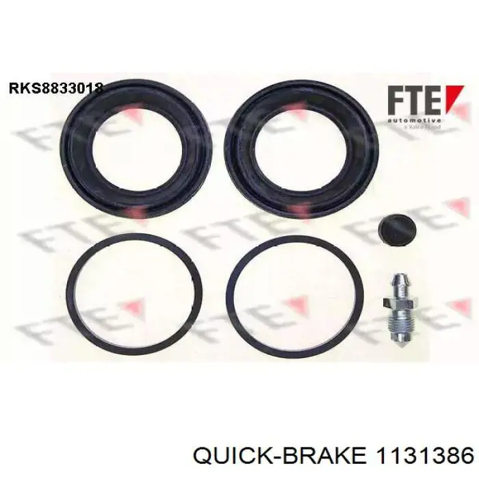 Kit de reparación, pinza de freno delantero Quick Brake 1131386 precio, desde 9,00 EUR