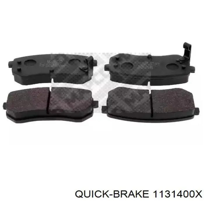 113-1400X Quick Brake juego de reparación, pinza de freno delantero