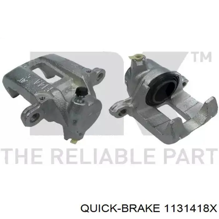 Pasador guía de la pinza de freno trasera 1131418X Quick Brake
