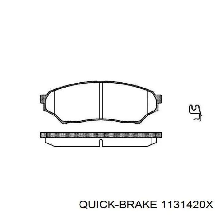 Kit de reparación, pinza de freno delantero Quick Brake 1131420X precio, desde 10,32 EUR