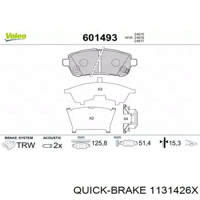 Kit de reparación, pinza de freno delantero Mazda L20626695 precio, desde 9,22 EUR