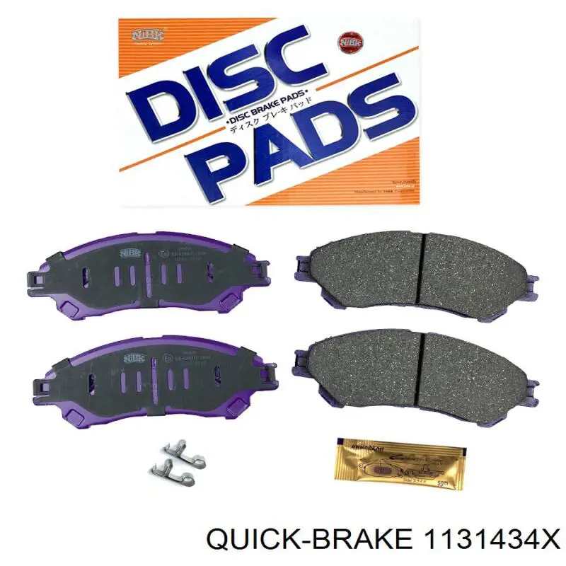 Kit de reparación, pinza de freno delantero Quick Brake 1131434X precio, desde 8,71 EUR