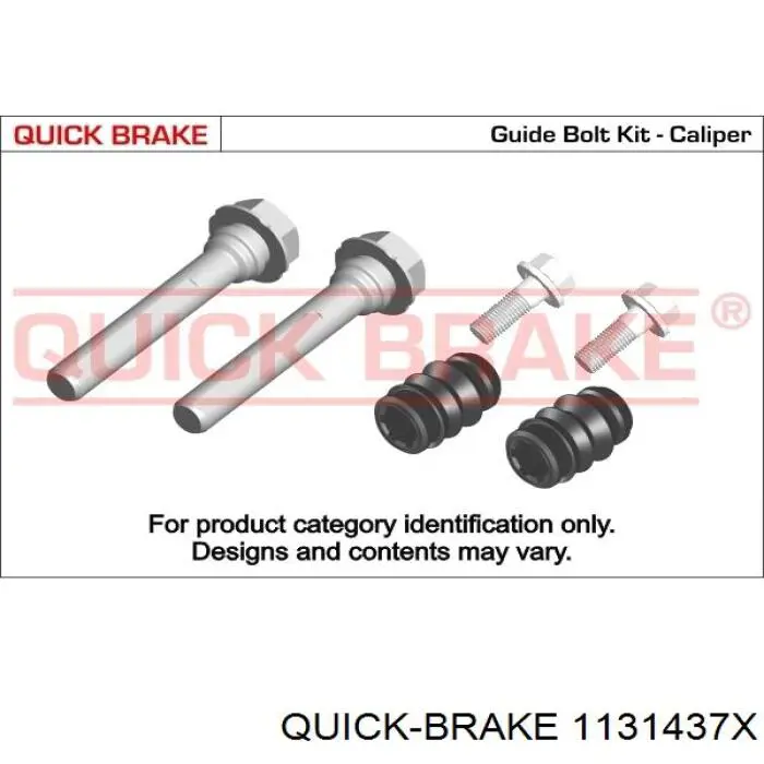 Comprar 1131437X Quick Brake Pasador guía de la pinza de freno trasera