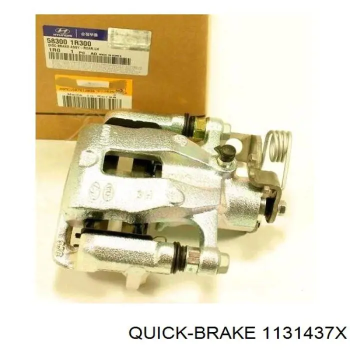 113-1437X Quick Brake pasador guía, pinza del freno trasera