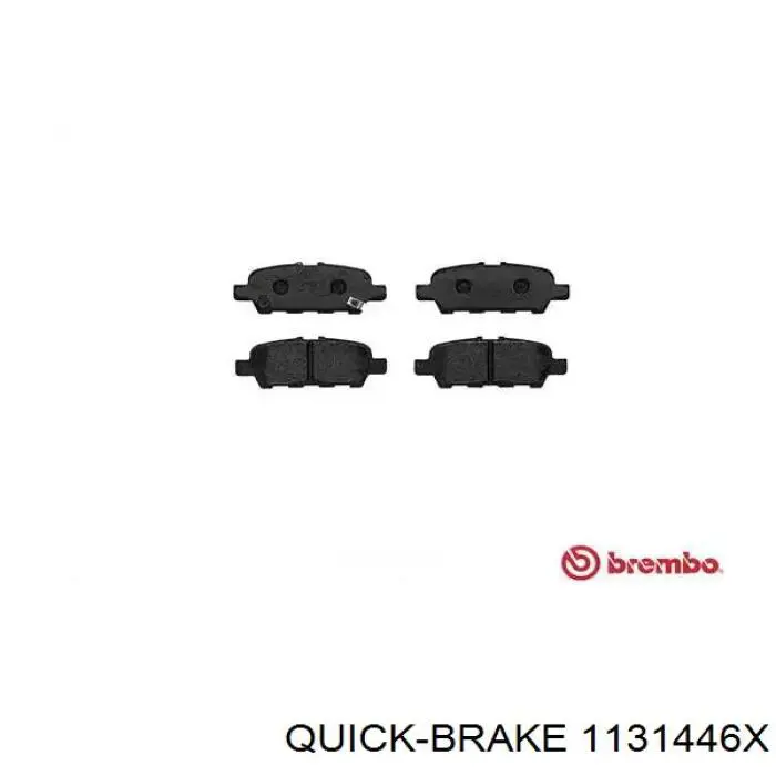 Comprar 1131446X Quick Brake Pasador guía superior de la pinza de freno trasera