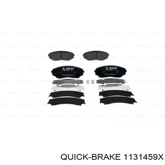 1131459X Quick Brake Kit de reparación de pinzas