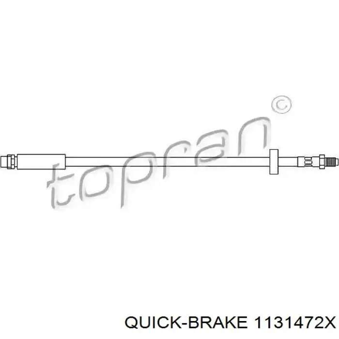 Guía de la pinza de freno delantera 1131472X Quick Brake