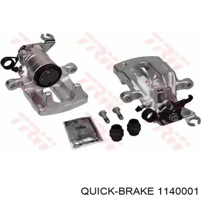 1140001 Quick Brake Kit de reparación de frenos trasero