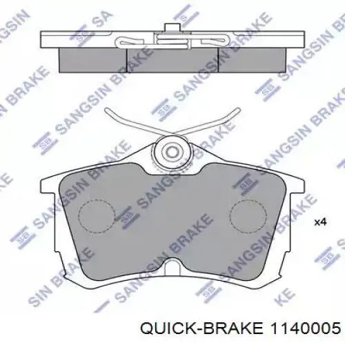 Comprar 1140005 Quick Brake Kit de reparación de pinzas de freno
