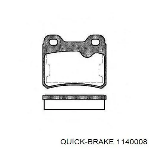 Juego de reparación, pinza de freno trasero Ford Focus 3 CB8