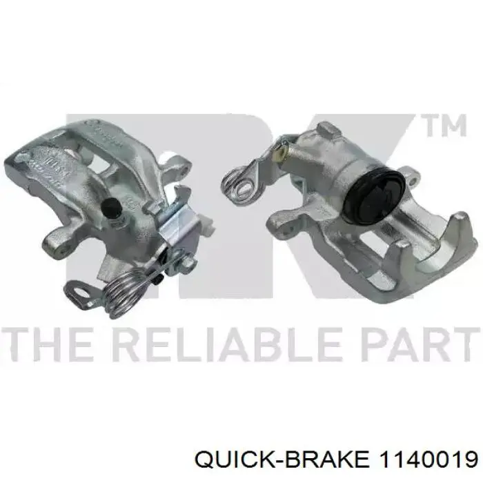 Kit de reparación de pinzas de freno trasero 1140019 Quick Brake
