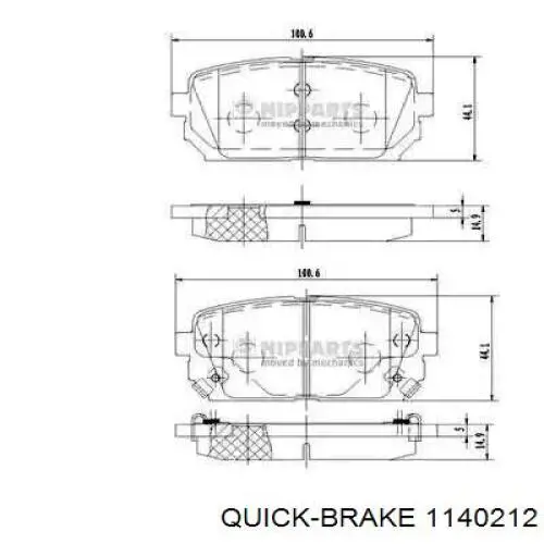 Kit de reparación, pinza de freno delantero KIA Sorento 3 (UM)