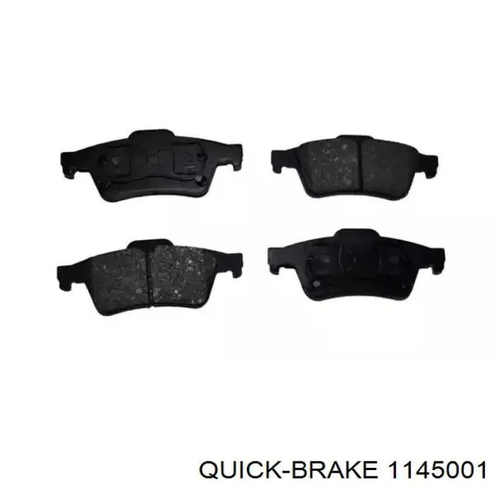 114-5001 Quick Brake juego de reparación, pinza de freno trasero