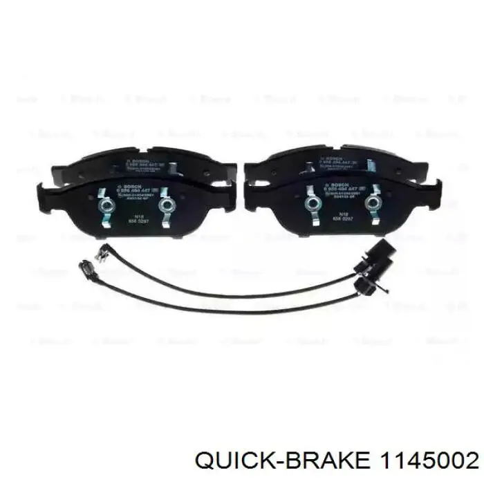 Kit de reparación de pinzas de freno trasero 1145002 Quick Brake