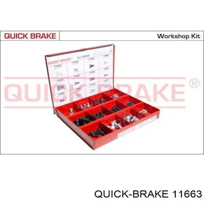 11663 Quick Brake tornillo de pinza de freno