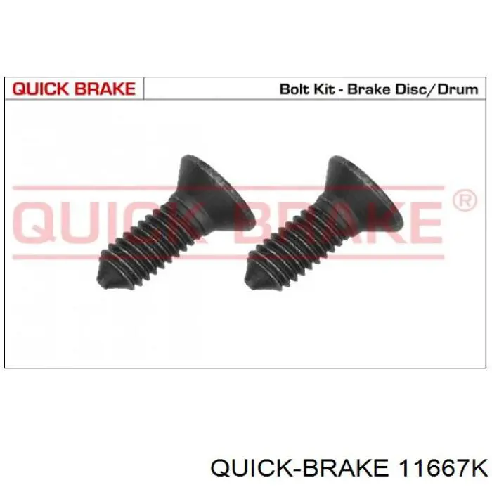 Tornillo (tuerca) de sujeción Quick Brake 11667K precio, desde 1,12 EUR