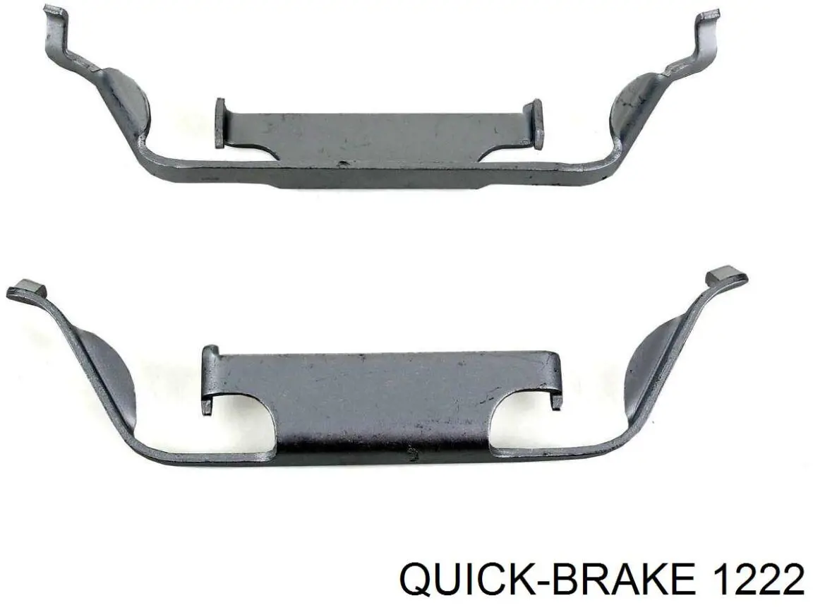 1222 Quick Brake conjunto de muelles almohadilla discos delanteros