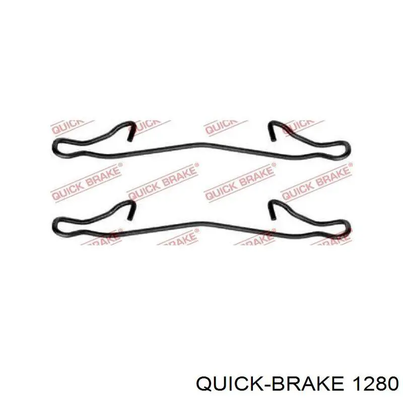 1280 Quick Brake juego de reparación, pastillas de frenos