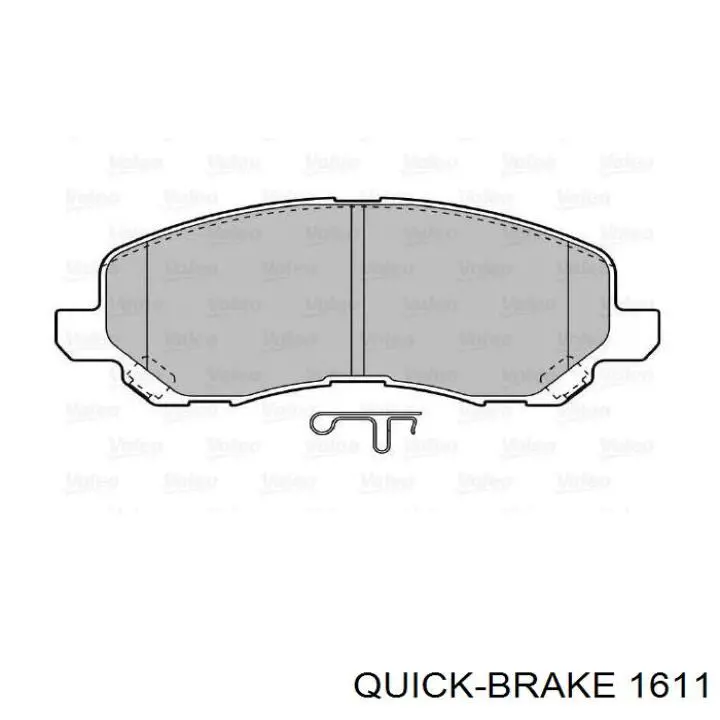 1611 Quick Brake juego de reparación, frenos delanteros