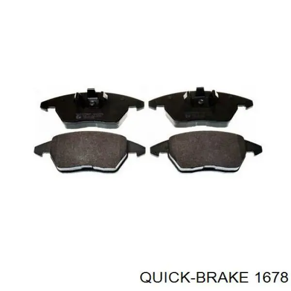 1678 Quick Brake conjunto de muelles almohadilla discos delanteros