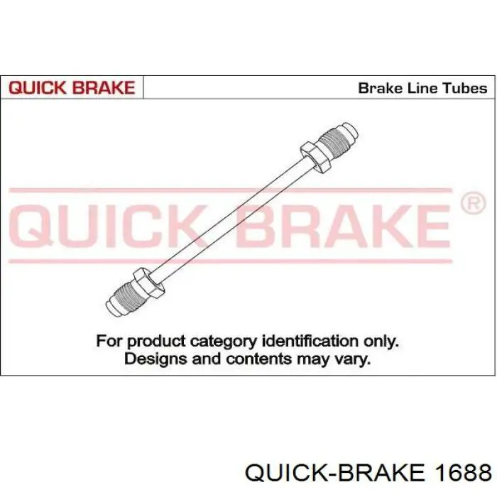 1688 Quick Brake conjunto de muelles almohadilla discos delanteros