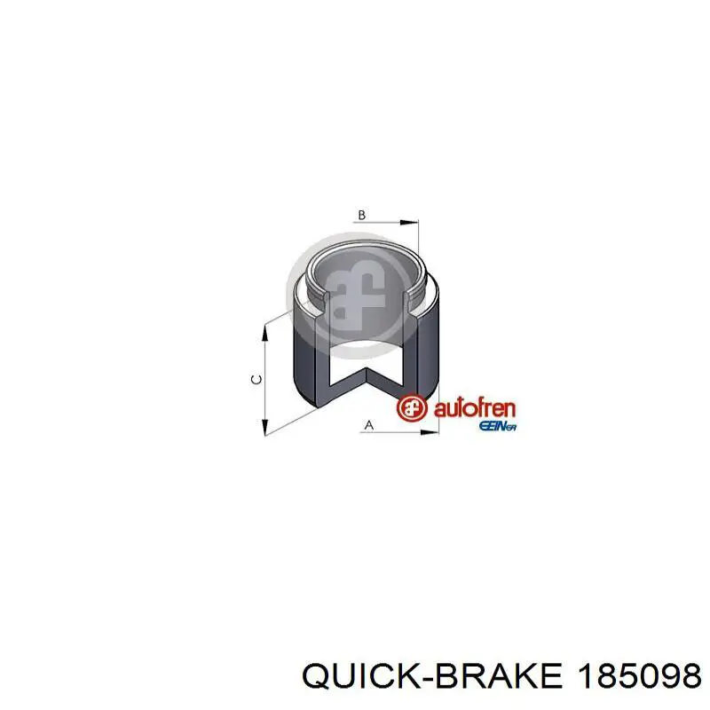 185098 Quick Brake émbolo, pinza del freno trasera