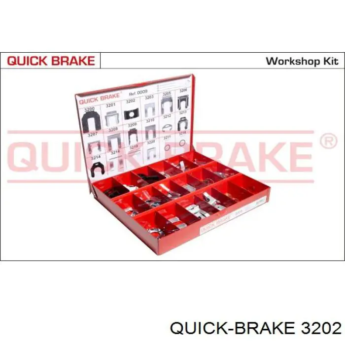 3202 Quick Brake soporte de fijación de una manguera de freno