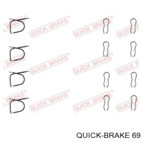 69 Quick Brake tornillo/valvula purga de aire, pinza de freno delantero