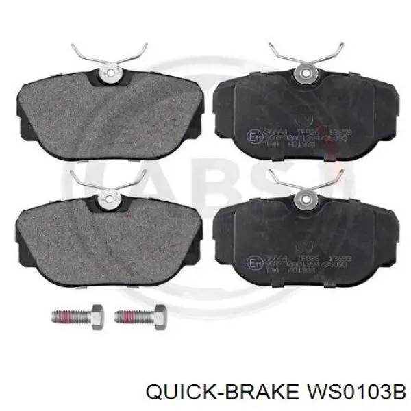 WS0103B Quick Brake contacto de aviso, desgaste de los frenos