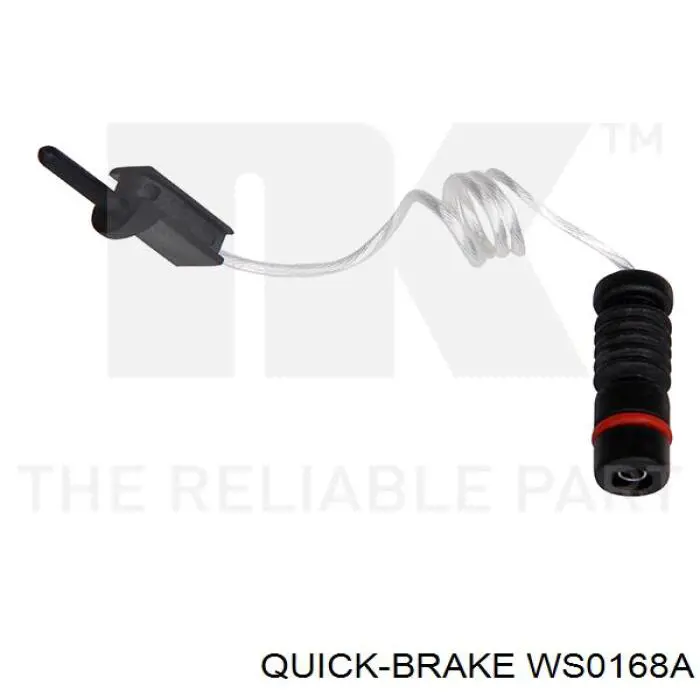 WS 0168 A Quick Brake contacto de aviso, desgaste de los frenos