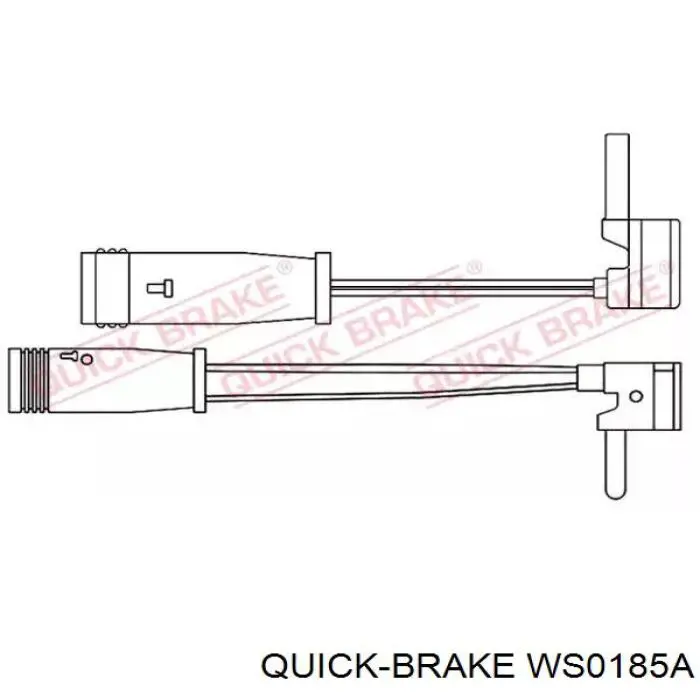 WS 0185 A Quick Brake pastillas de freno delanteras